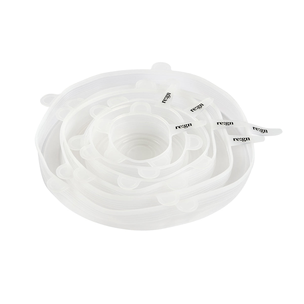 Silicone Food Covering Lids - 6 Pack