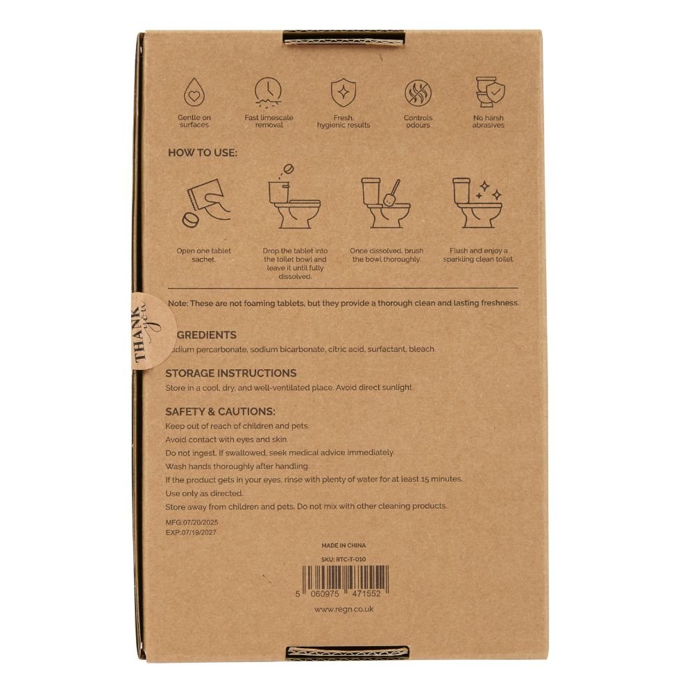 Toilet Bowl Cleaning Tablets | 10 Tablets