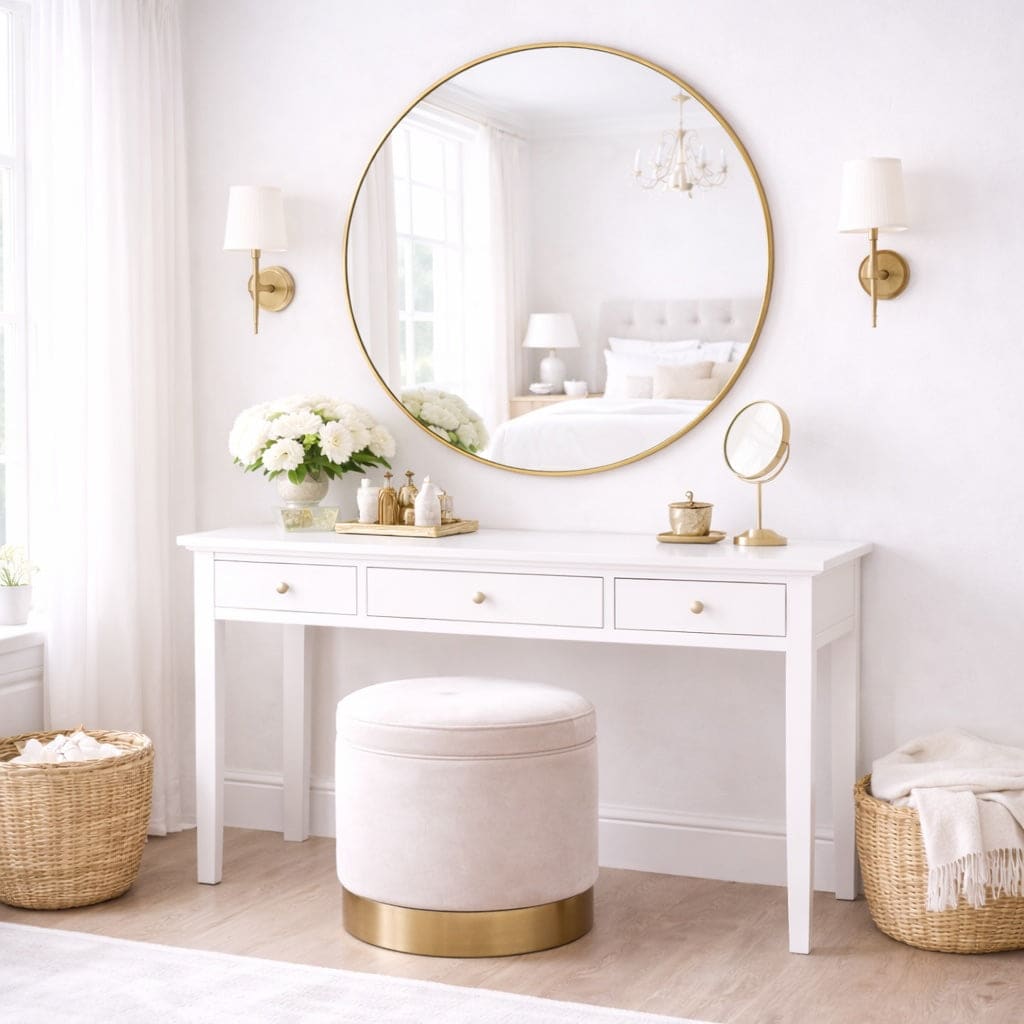 Rei - Extra Large Round Gold Metal Circle Mirror - 120cm x 120cm