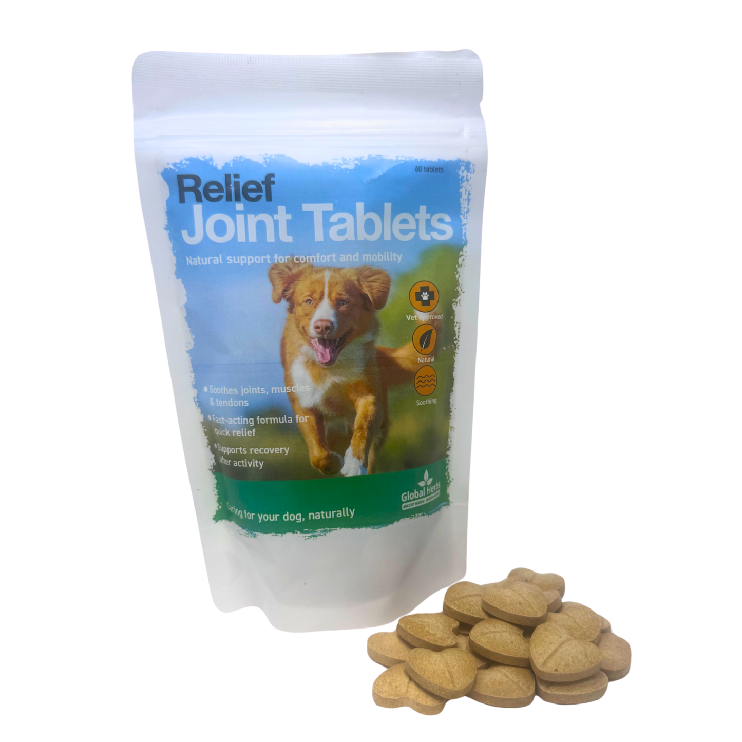 Relief Tablets (60) - Global Herbs  - Canine