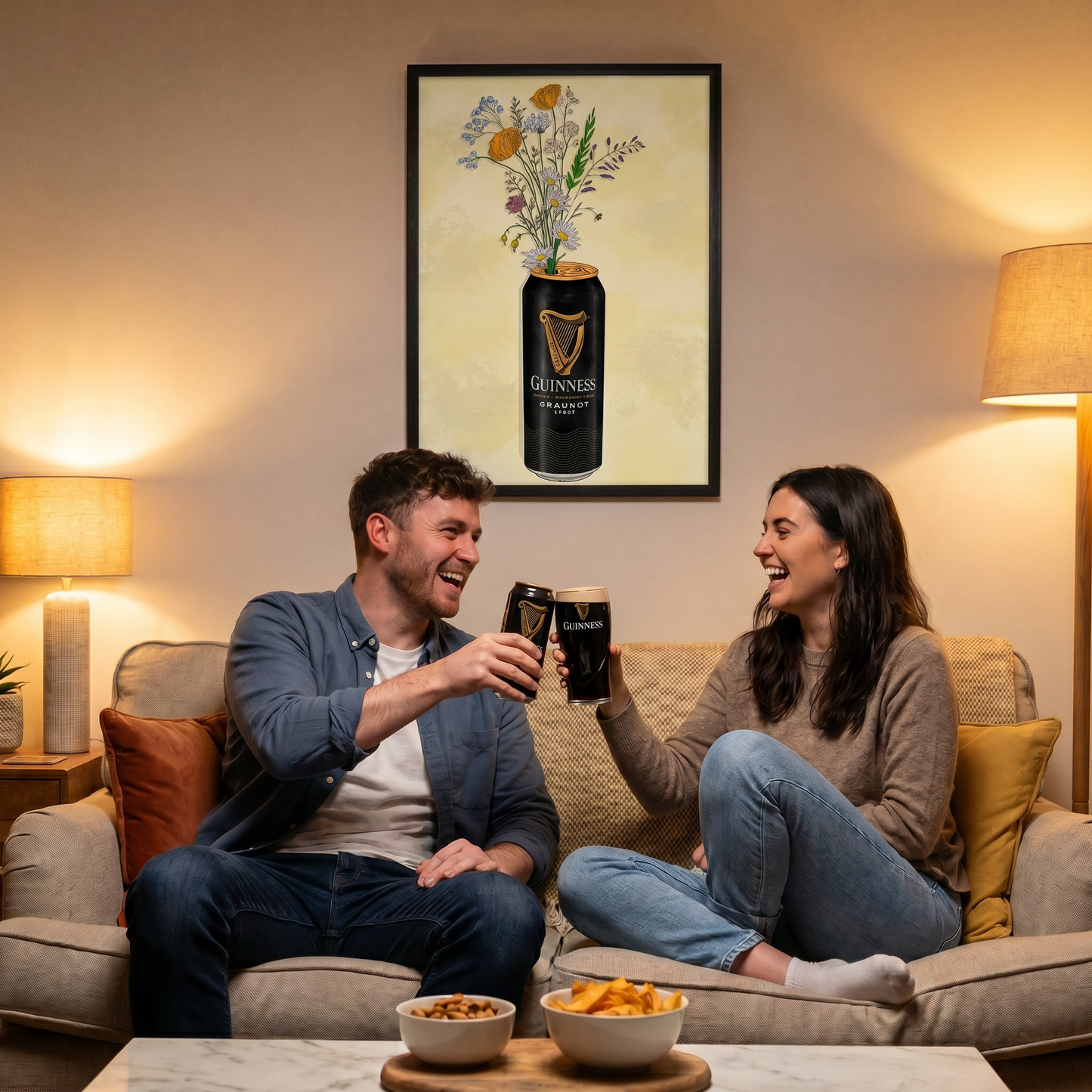 Guinness & Flowers