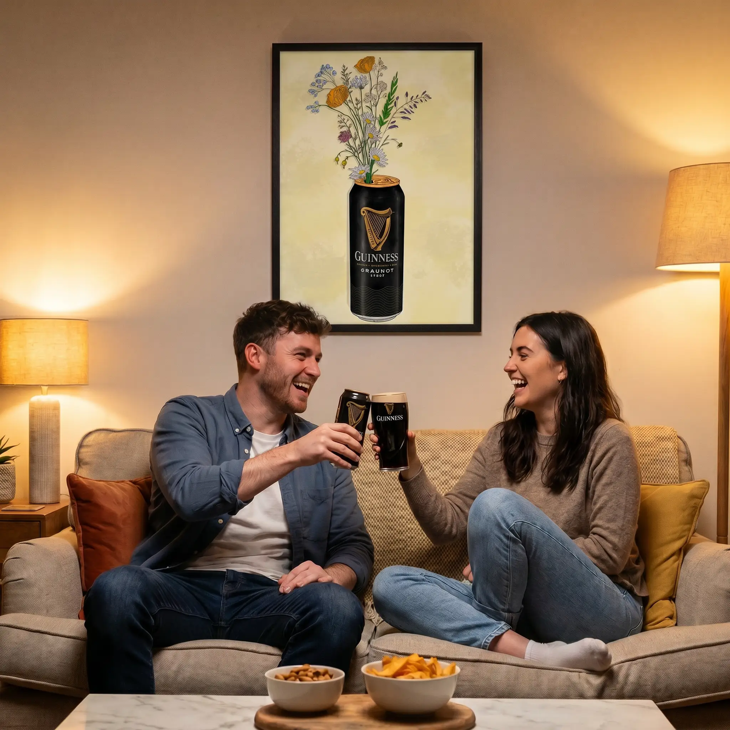 Guinness & Flowers