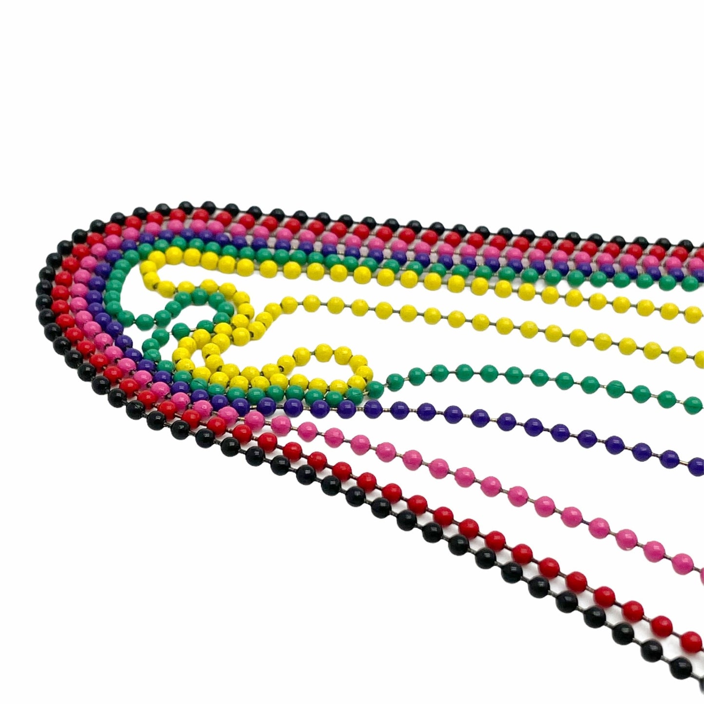 Replacement 30" Colour Coated Steel Chain - U.S.A Ball 2.4mm Bead with connector (1 - 10 Pack)