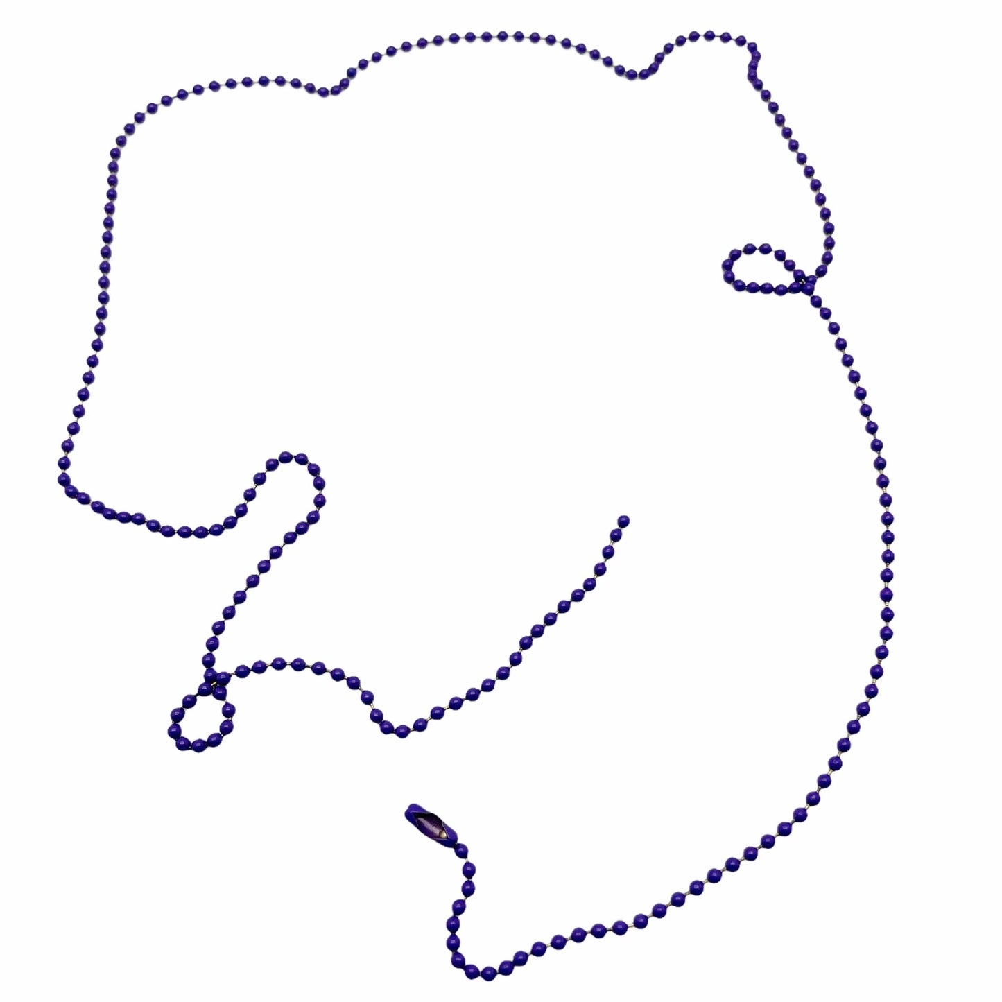 Replacement 30" Colour Coated Steel Chain - U.S.A Ball 2.4mm Bead with connector (1 - 10 Pack)