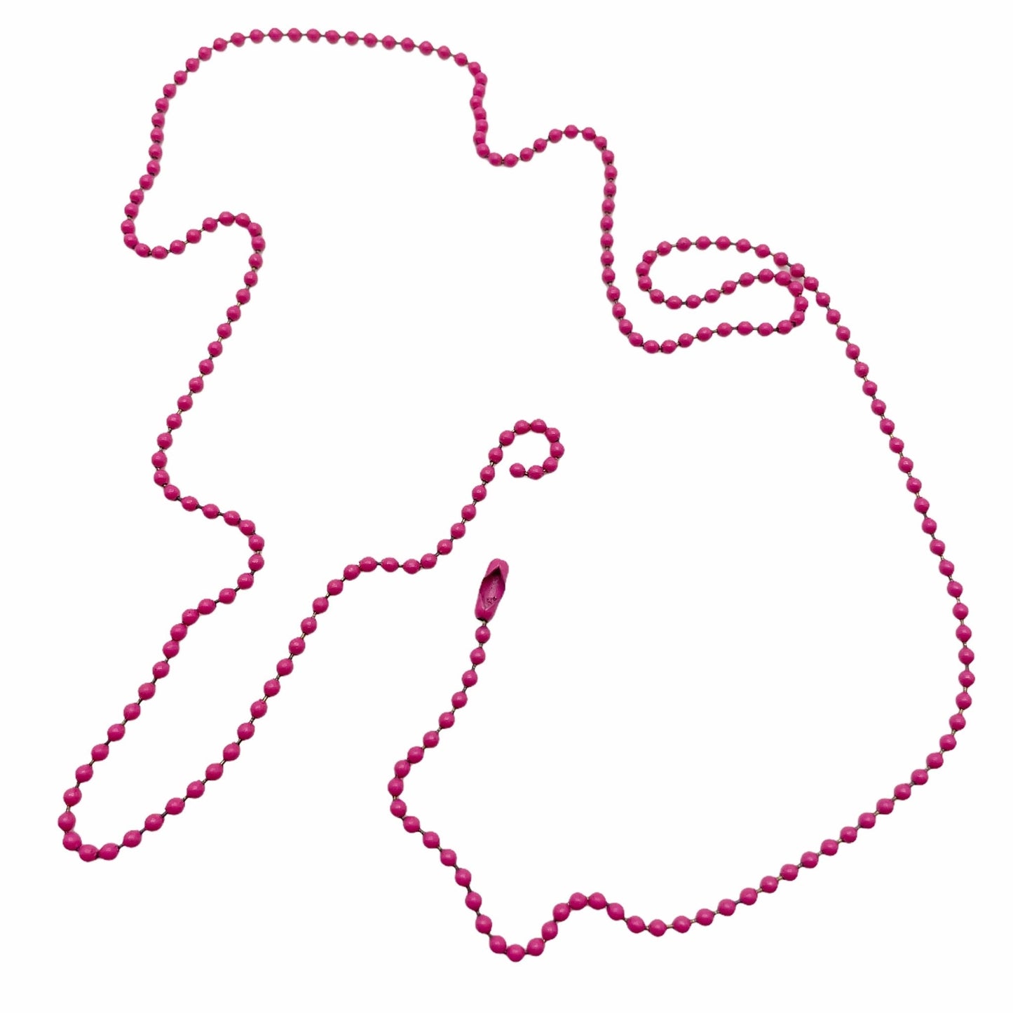 Replacement 30" Colour Coated Steel Chain - U.S.A Ball 2.4mm Bead with connector (1 - 10 Pack)