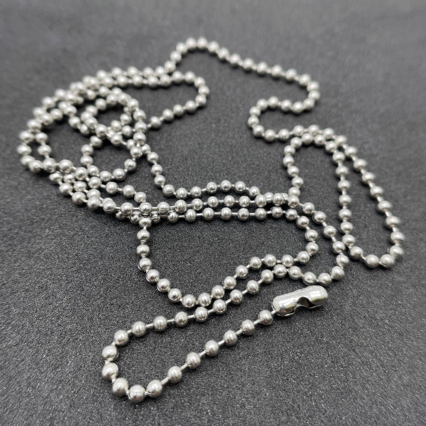 Replacement 30" Stainless Steel Chain - 304 Grade - U.S.A Ball Bead with connector (1 - 10 Pack)