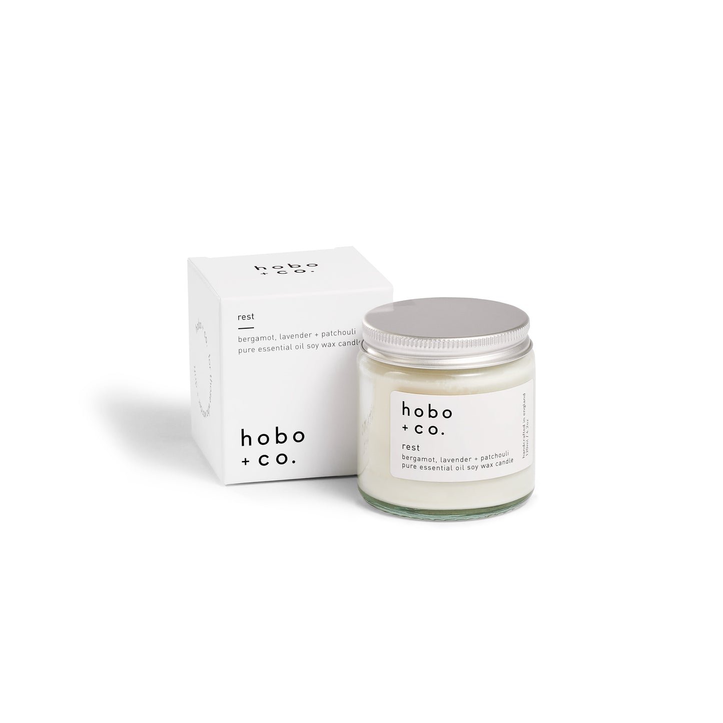 Rest Small Aromatherapy Essential Oil Scented Soy Candle