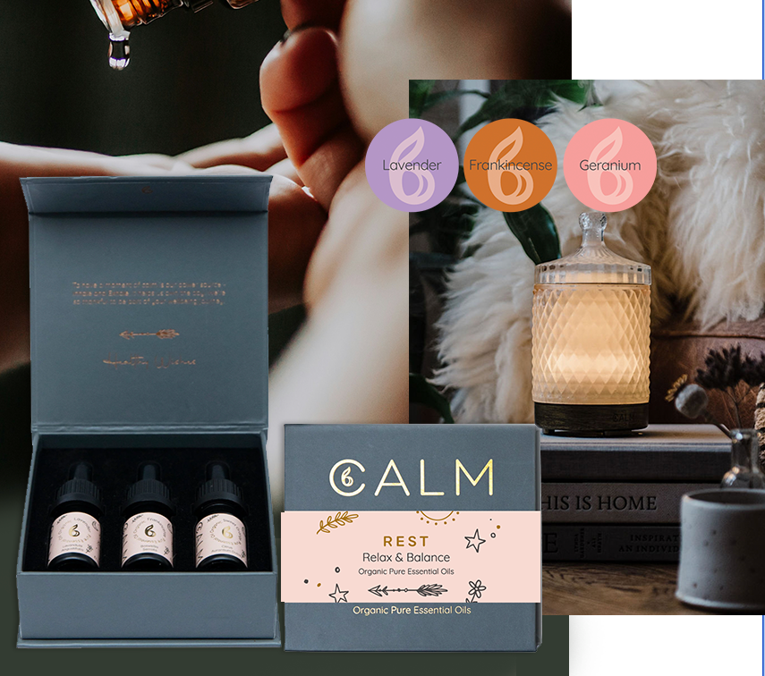 Rest Calm Essential Oil Set