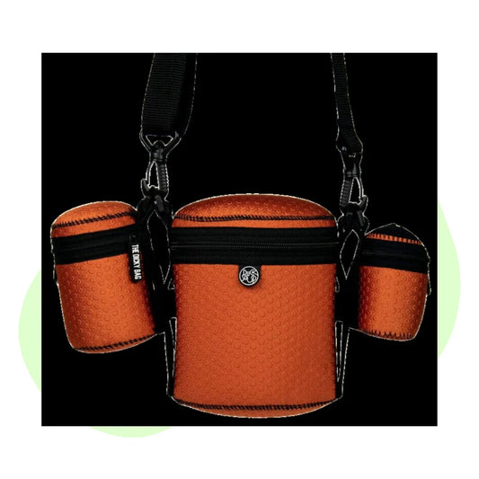 Orange Dot Barney Bag