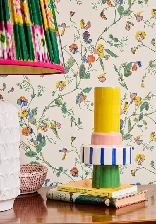 Mid Century Colourful Vase