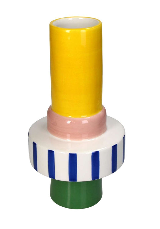 Mid Century Colourful Vase