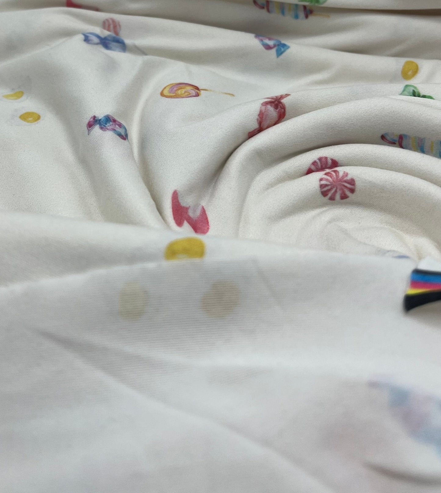 Retro Sweets Super Soft Print Spun Poly Stretch Fabric