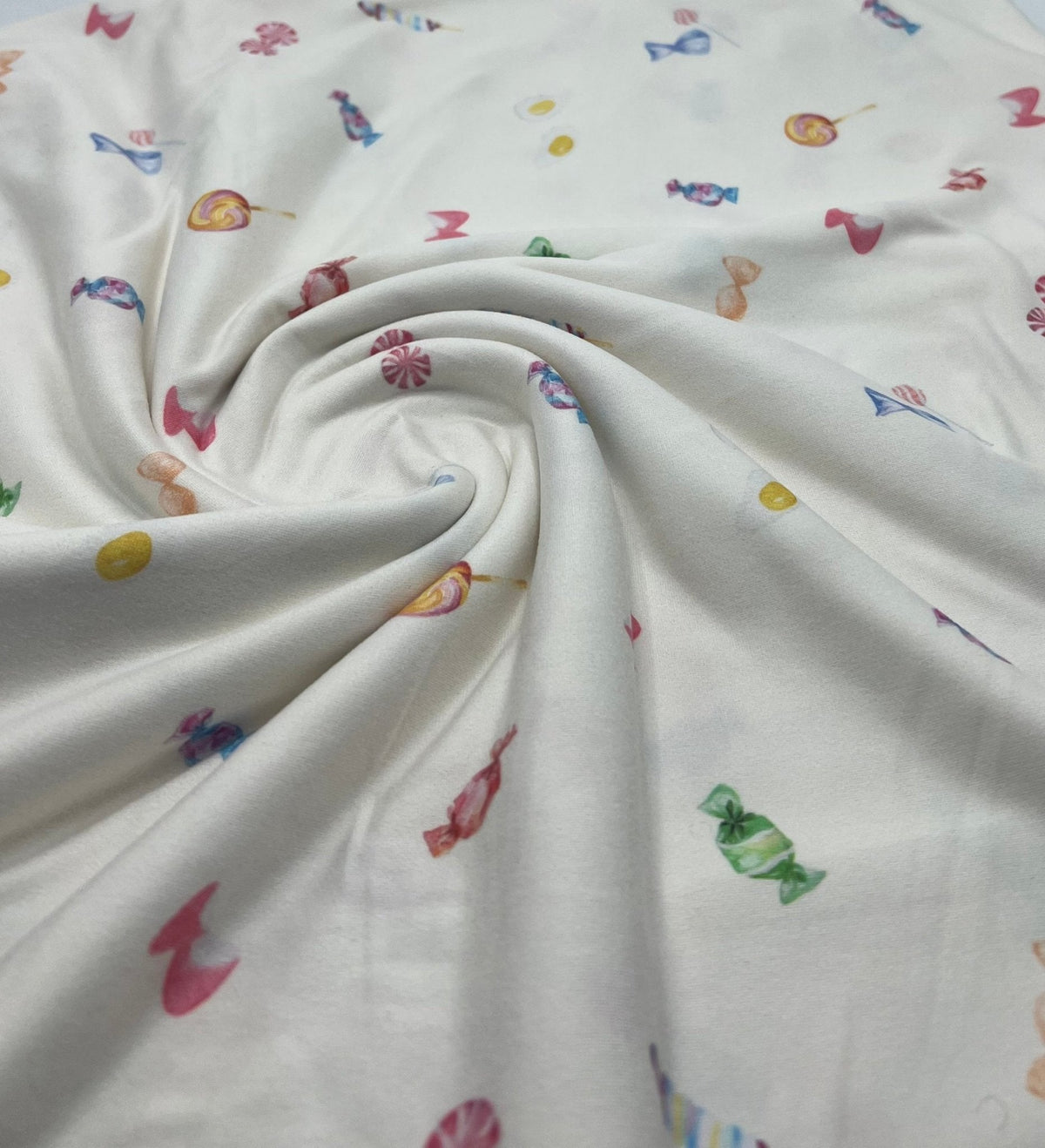 Retro Sweets Super Soft Print Spun Poly Stretch Fabric
