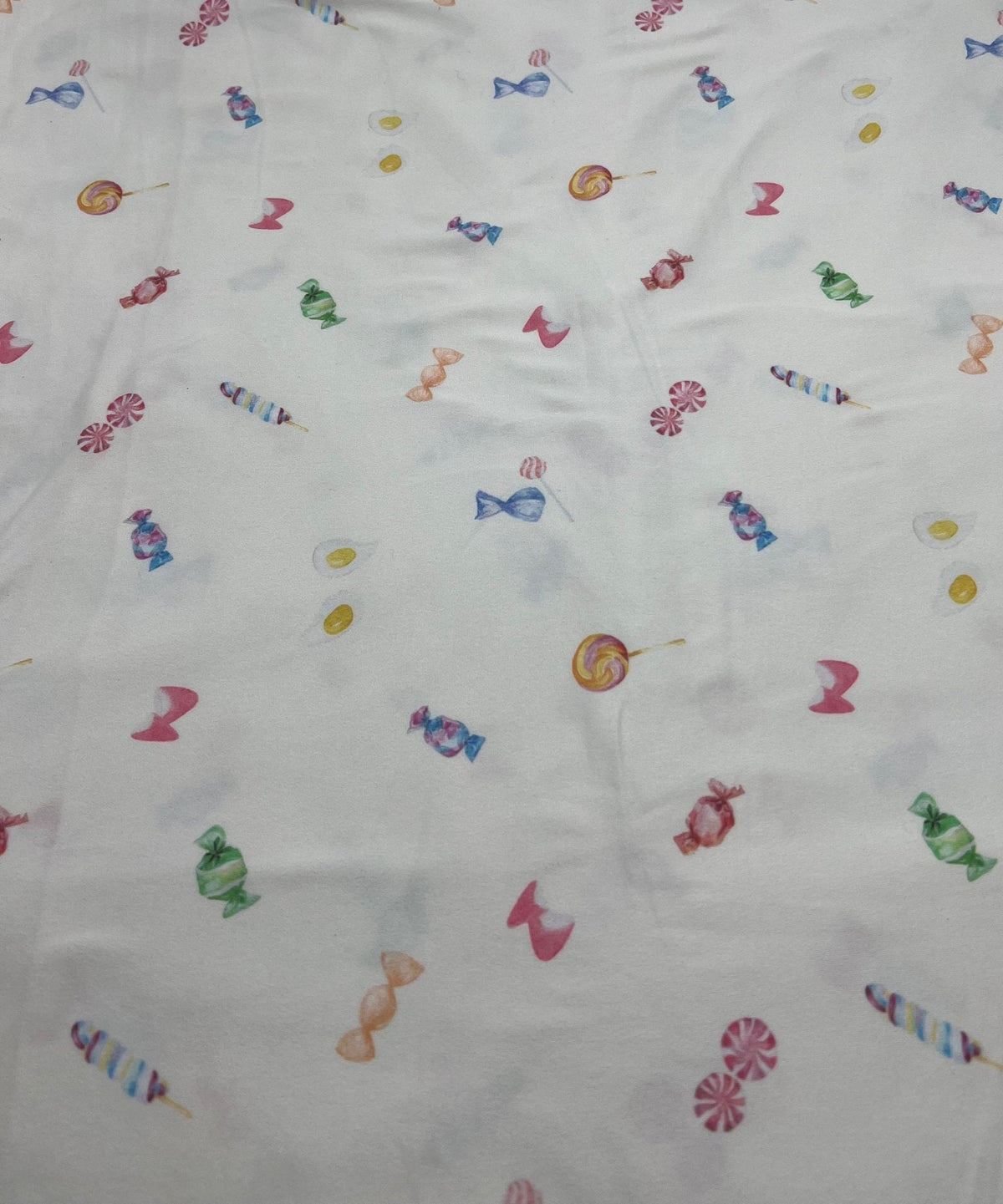 Retro Sweets Super Soft Print Spun Poly Stretch Fabric