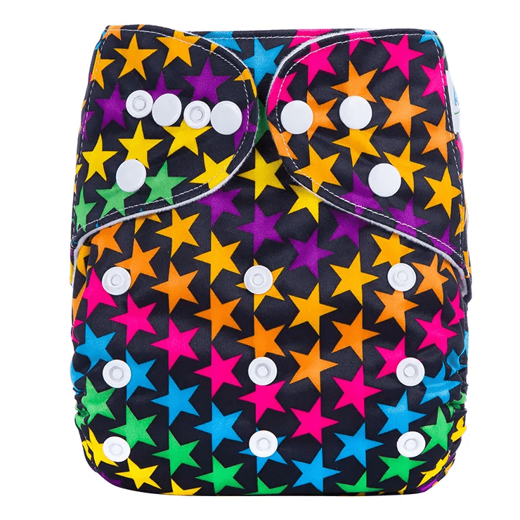 Reusable Baby Cloth Nappies With Insert - Choice of 11 Designs