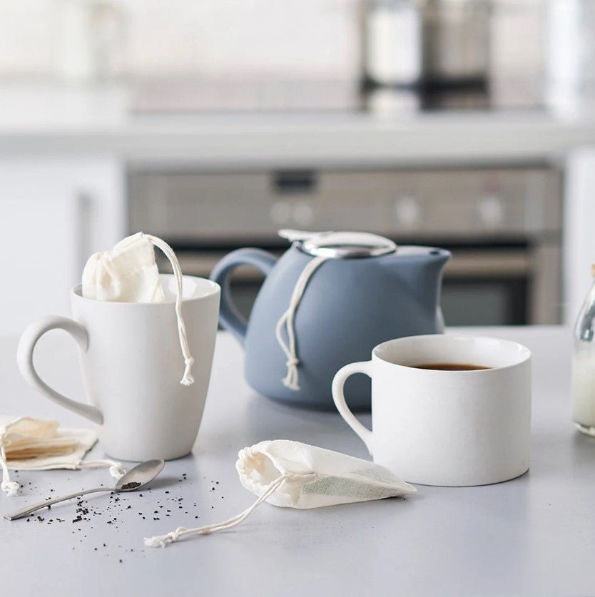 Organic Cotton Reusable Tea Bag for Loose Tea Leaves