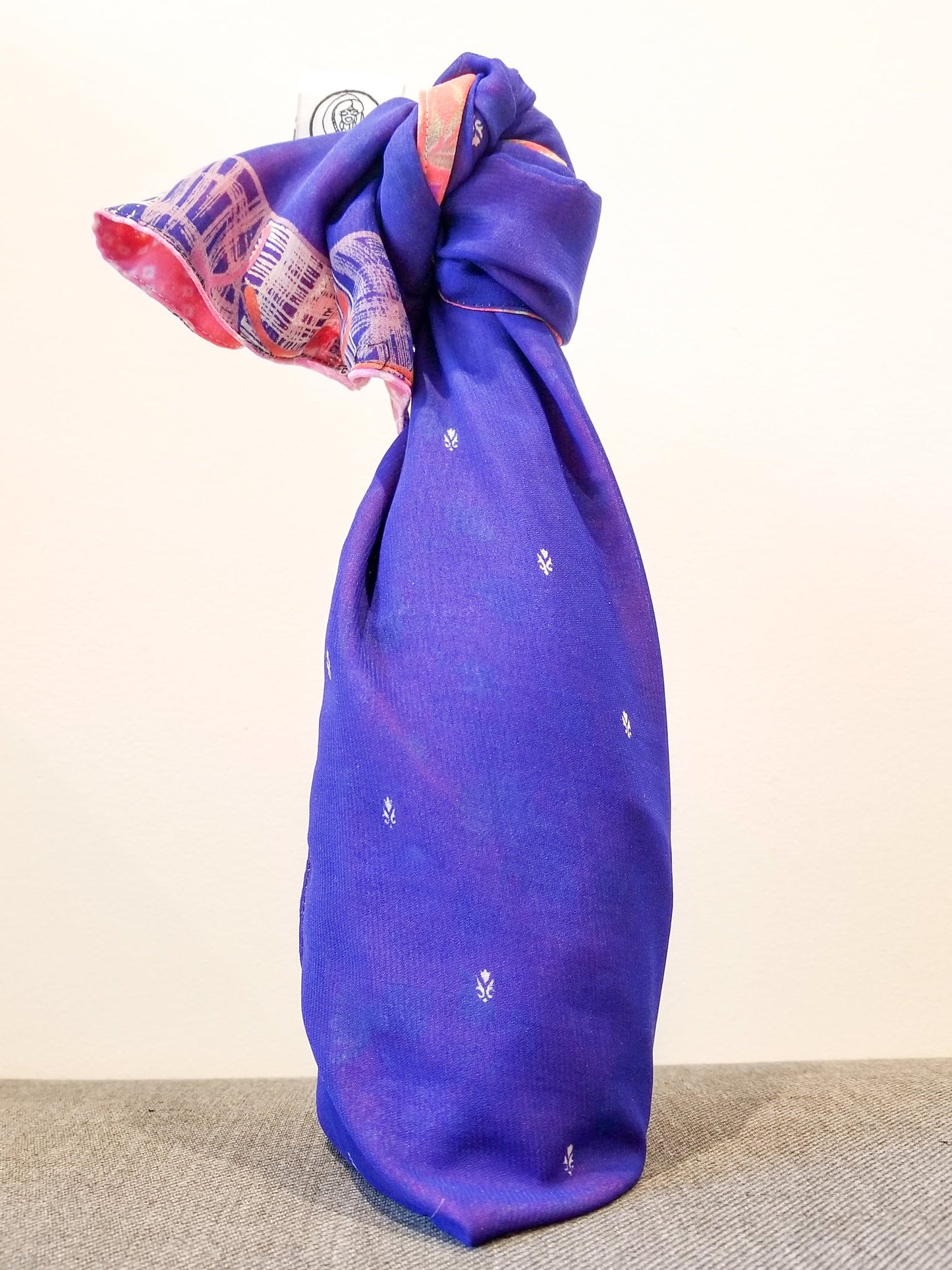 Reusable sari gift wrap, upcycled and reversible