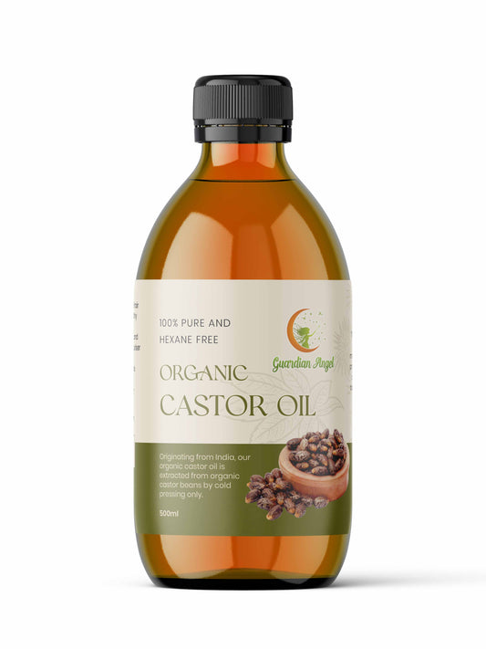 Organic Castor Oil - Virgin Cold Pressed, Ethically Sourced and Hexane Free