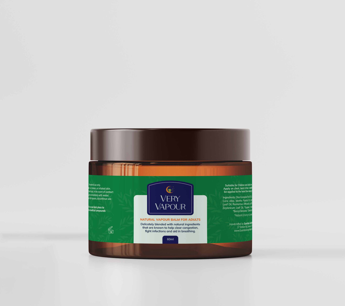 Very Vapour -  Vapor Rub, All Natural Ingredients, Coughs, Colds, Chest Rub, Fever Relief