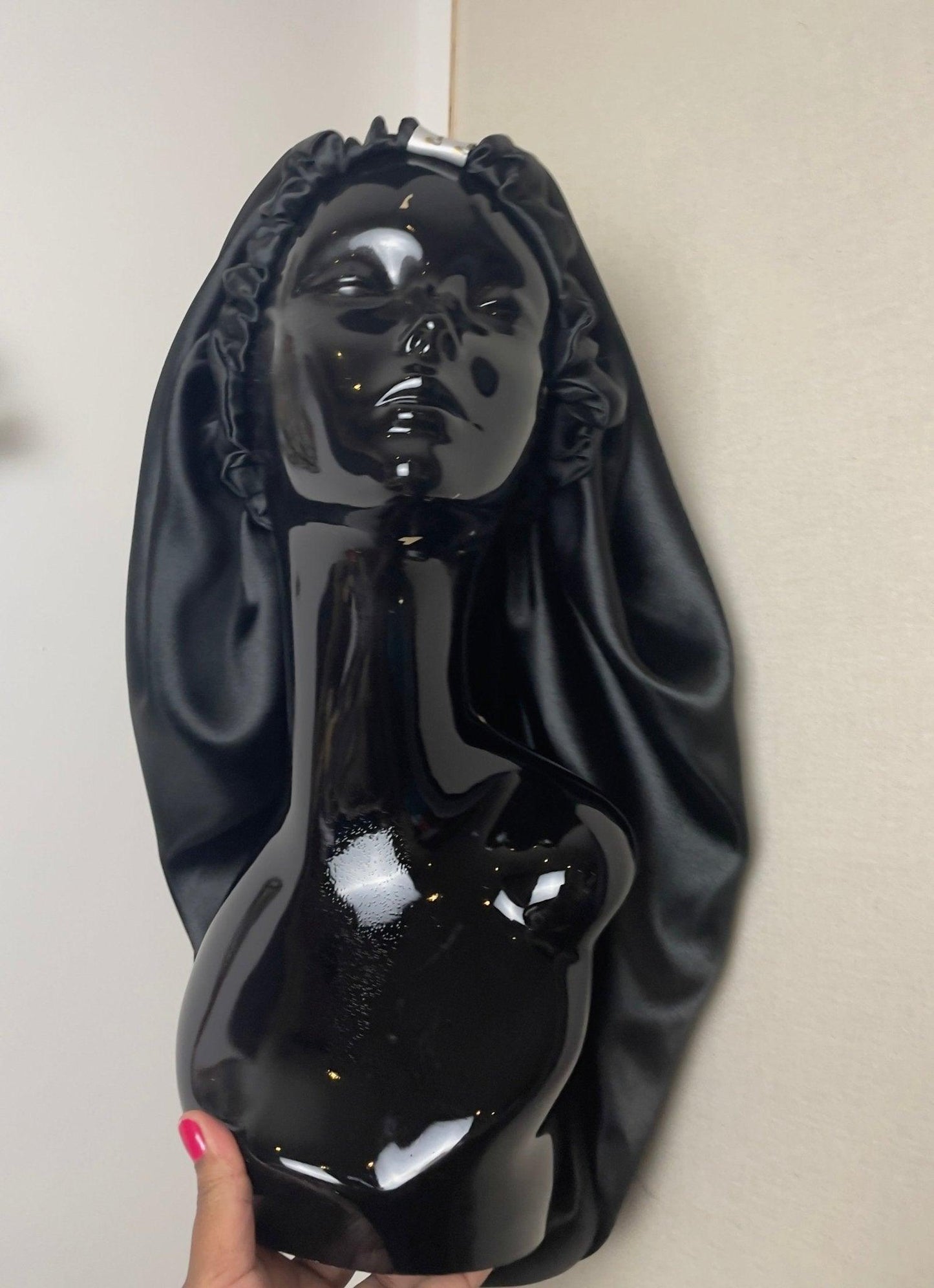 Reversible Satin Bonnet for Braids - Dual Color, Extra Large