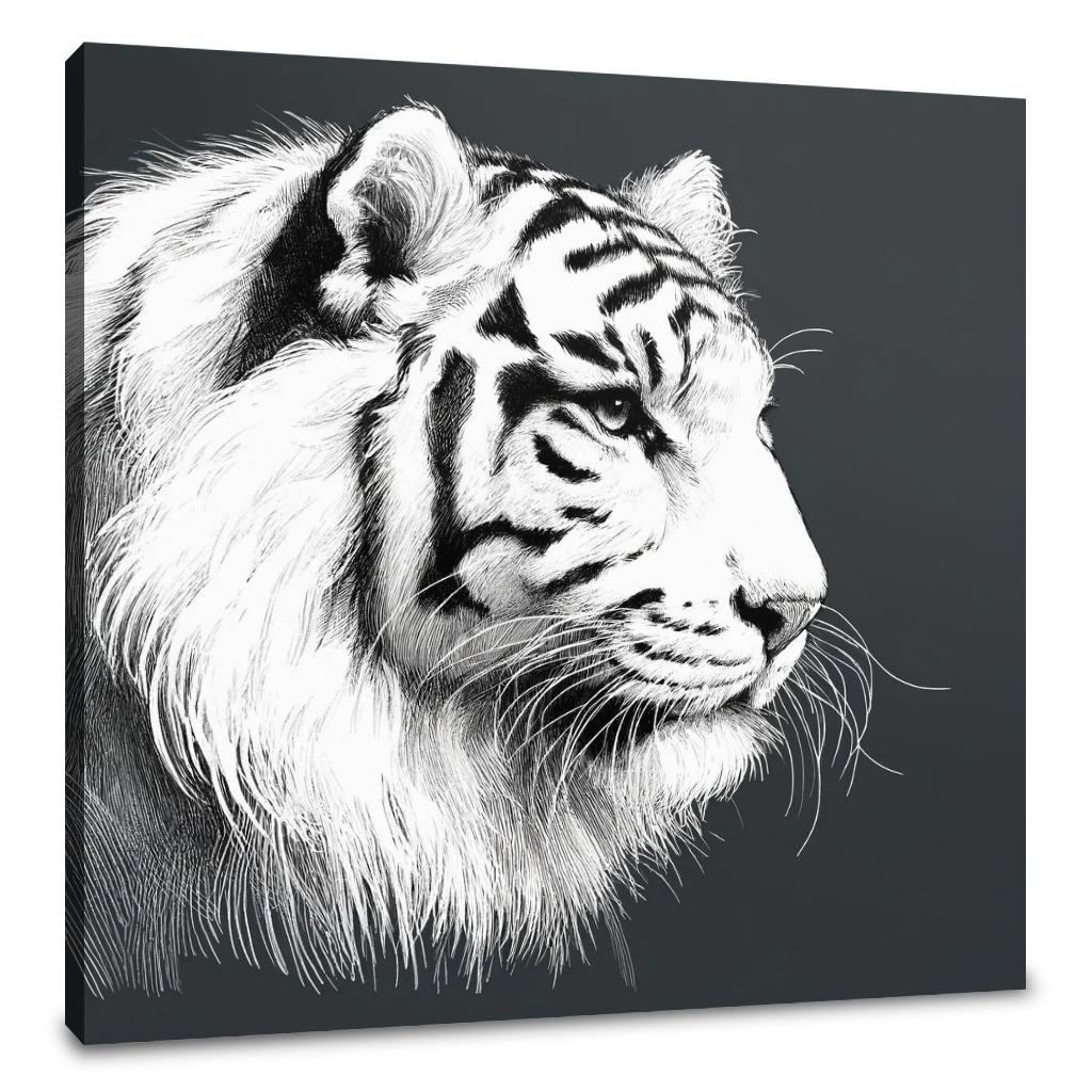 Regal Tiger Canvas