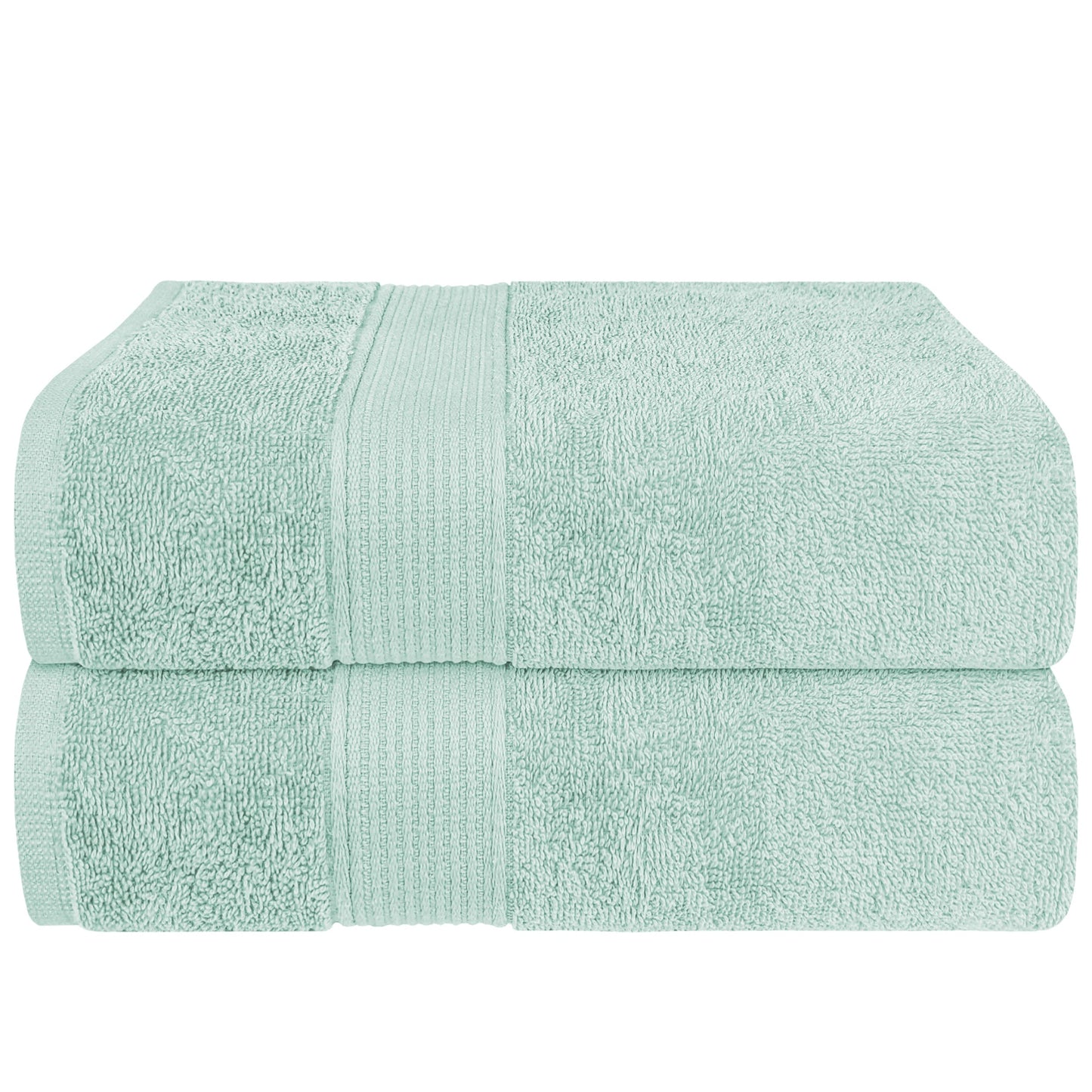 Rhodes Towel Seafoam 100% Cotton Hotel Quality Soft Super Absorbent Hand Bath Towels, Sheets & Face Cloths by OLIVIA ROCCO