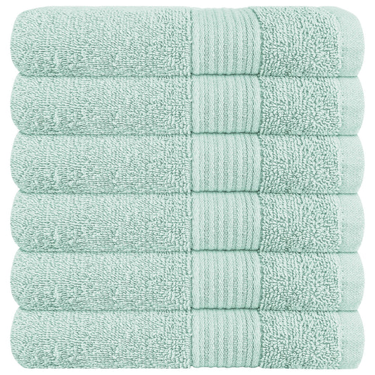Rhodes Towel Seafoam 100% Cotton Hotel Quality Soft Super Absorbent Hand Bath Towels, Sheets & Face Cloths by OLIVIA ROCCO
