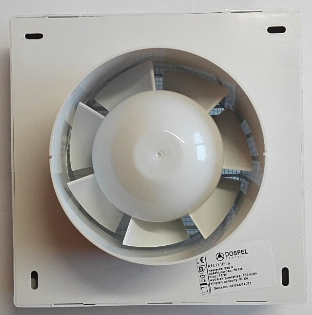 Rico Bathroom Fan 120mm Model Timer Switch and a Humidistat