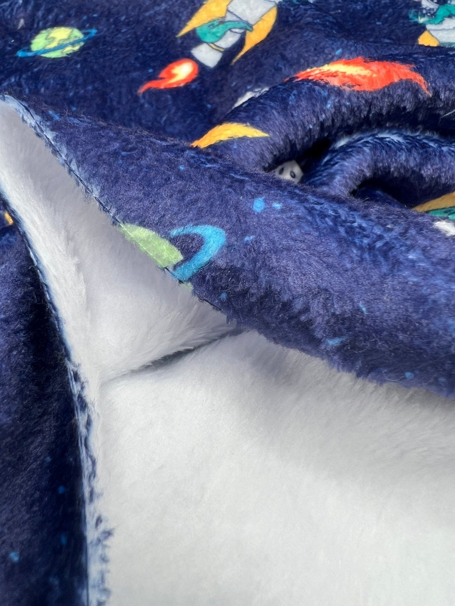 Ride The Rocket Cuddle Fleece Fabric Blanket Loungewear