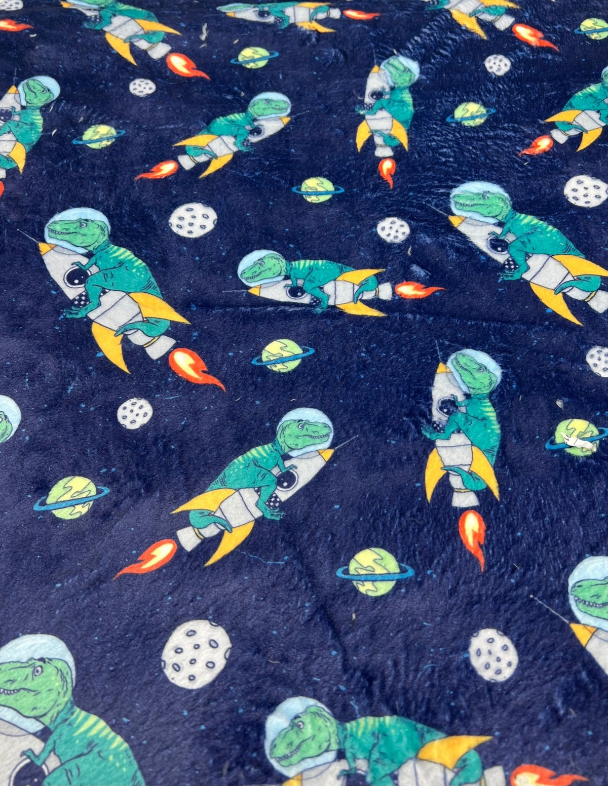 Ride The Rocket Cuddle Fleece Fabric Blanket Loungewear