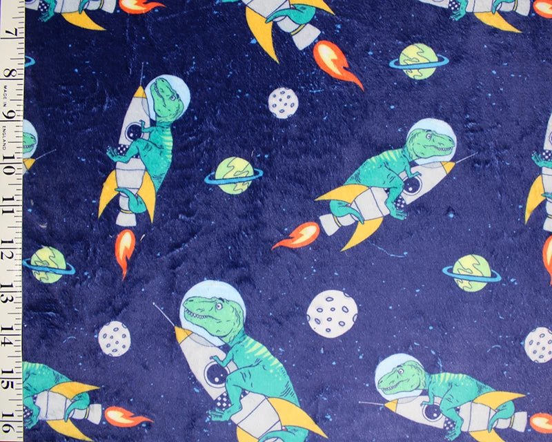 Ride The Rocket Cuddle Fleece Fabric Blanket Loungewear