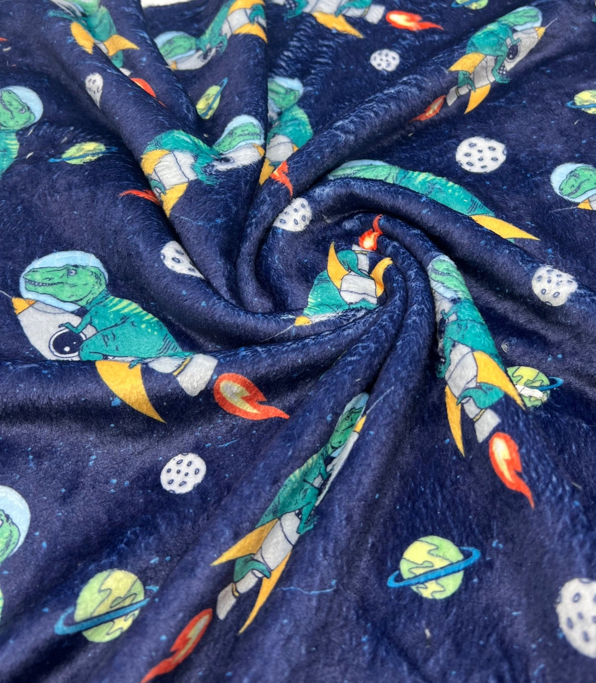 Ride The Rocket Cuddle Fleece Fabric Blanket Loungewear