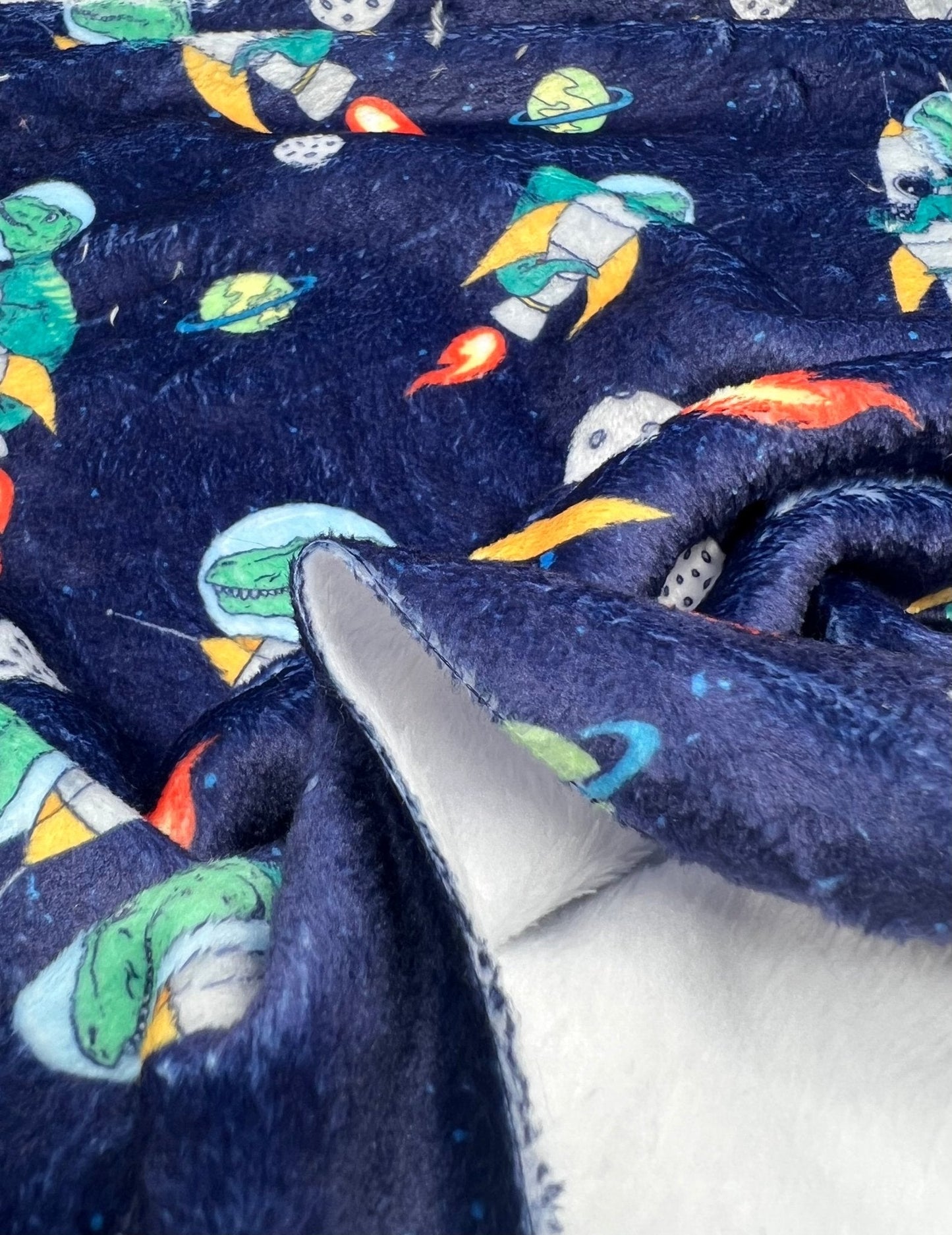 Ride The Rocket Cuddle Fleece Fabric Blanket Loungewear