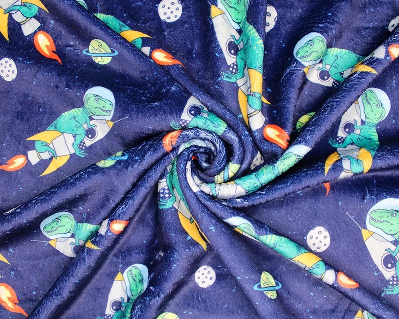 Ride The Rocket Cuddle Fleece Fabric Blanket Loungewear