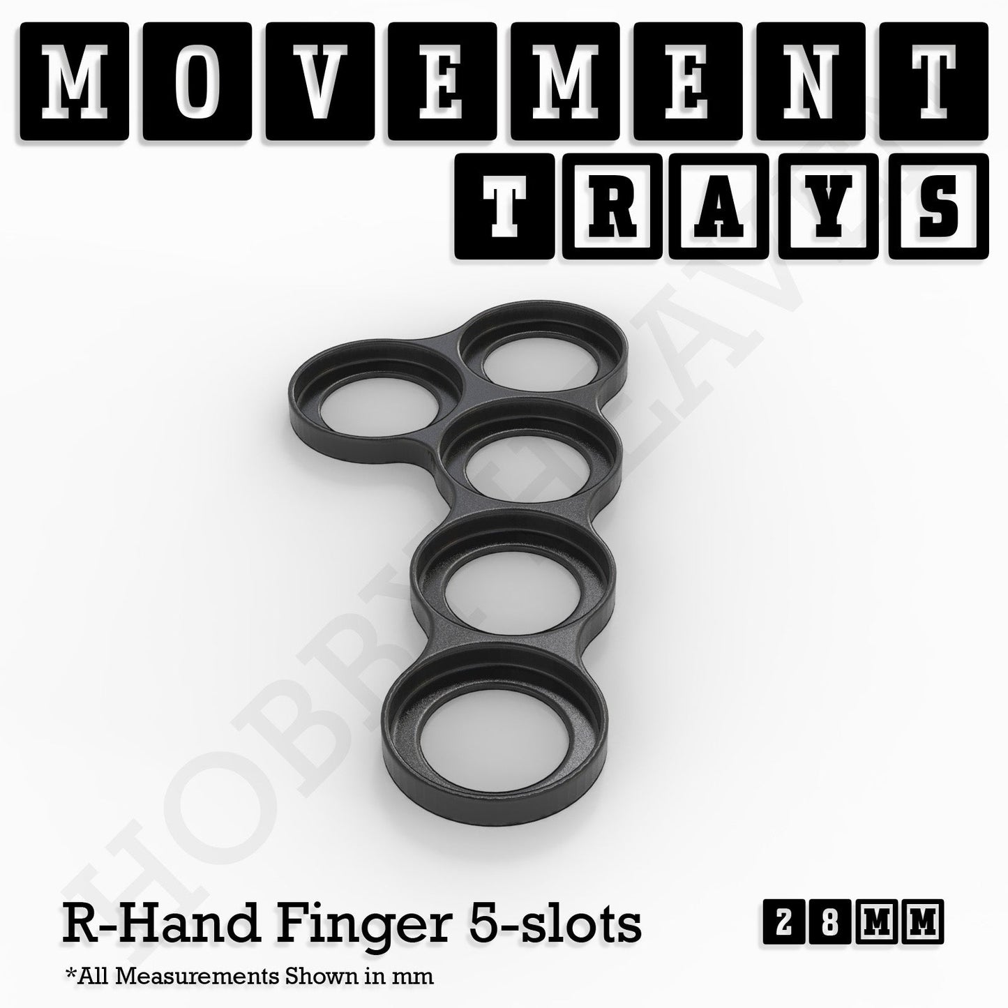 28mm Movement Trays for Tabletop Games | Wargaming | Full Range