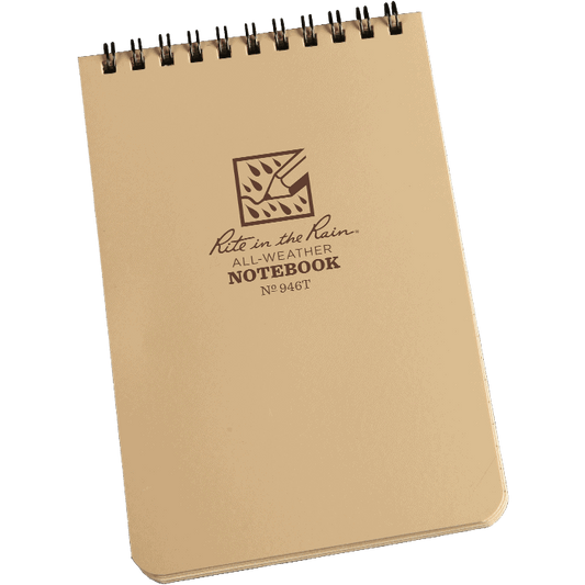 Rite in the Rain 4" x 6" Notebook (Tan) Waterproof Notepad