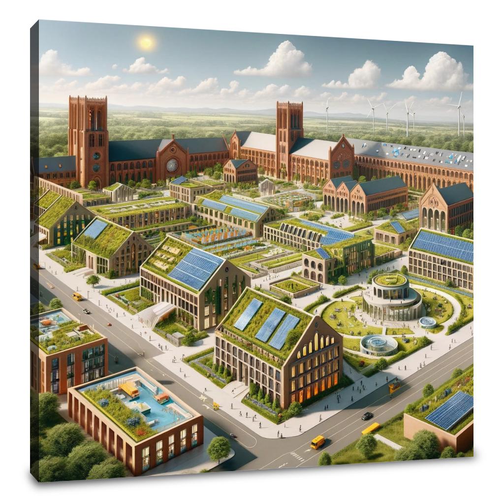 Architectural Tapestry Canvas
