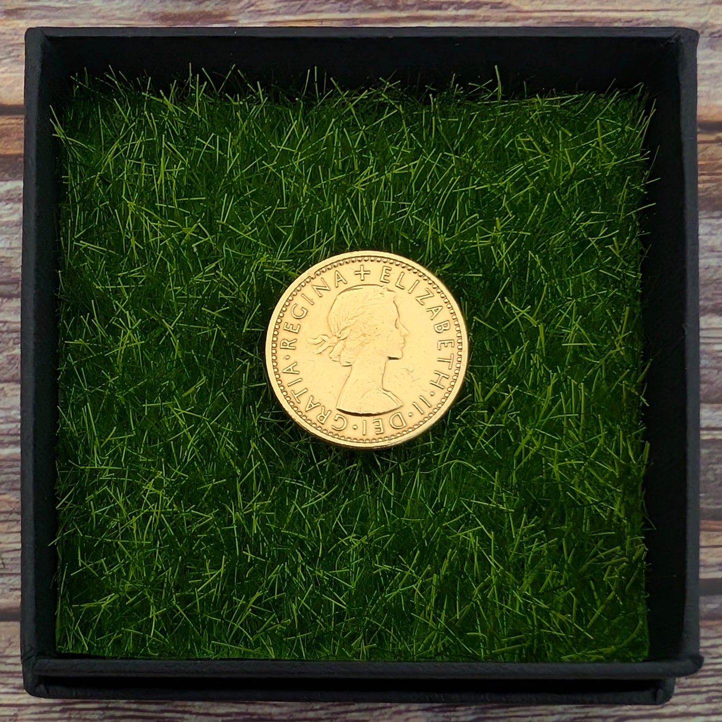 Sixpence (1953-1967) - Gold Plated Coin Golf Ball Marker