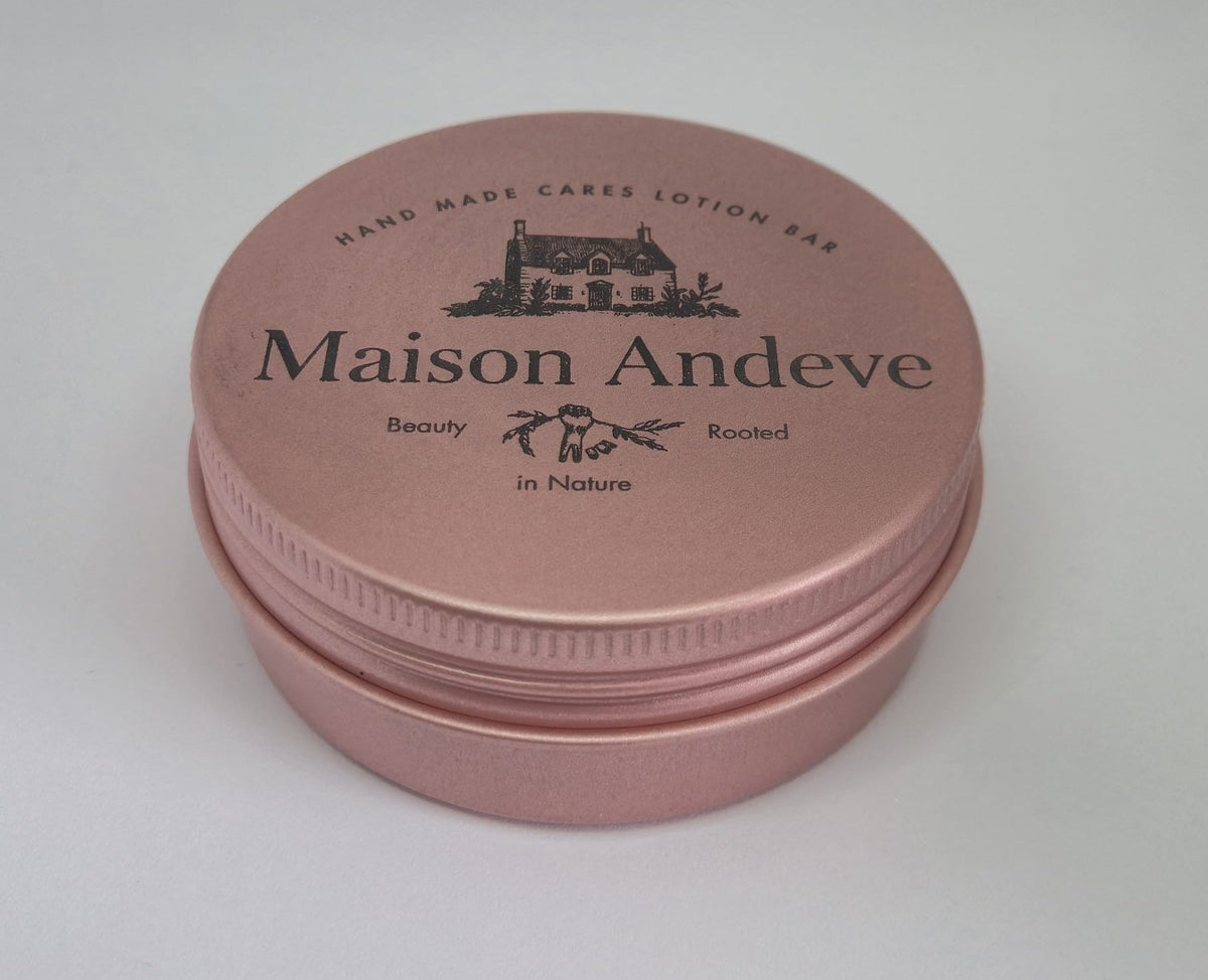 Blushing Rose Lotion Bar | Natural Solid Moisturiser | Maison Andeve