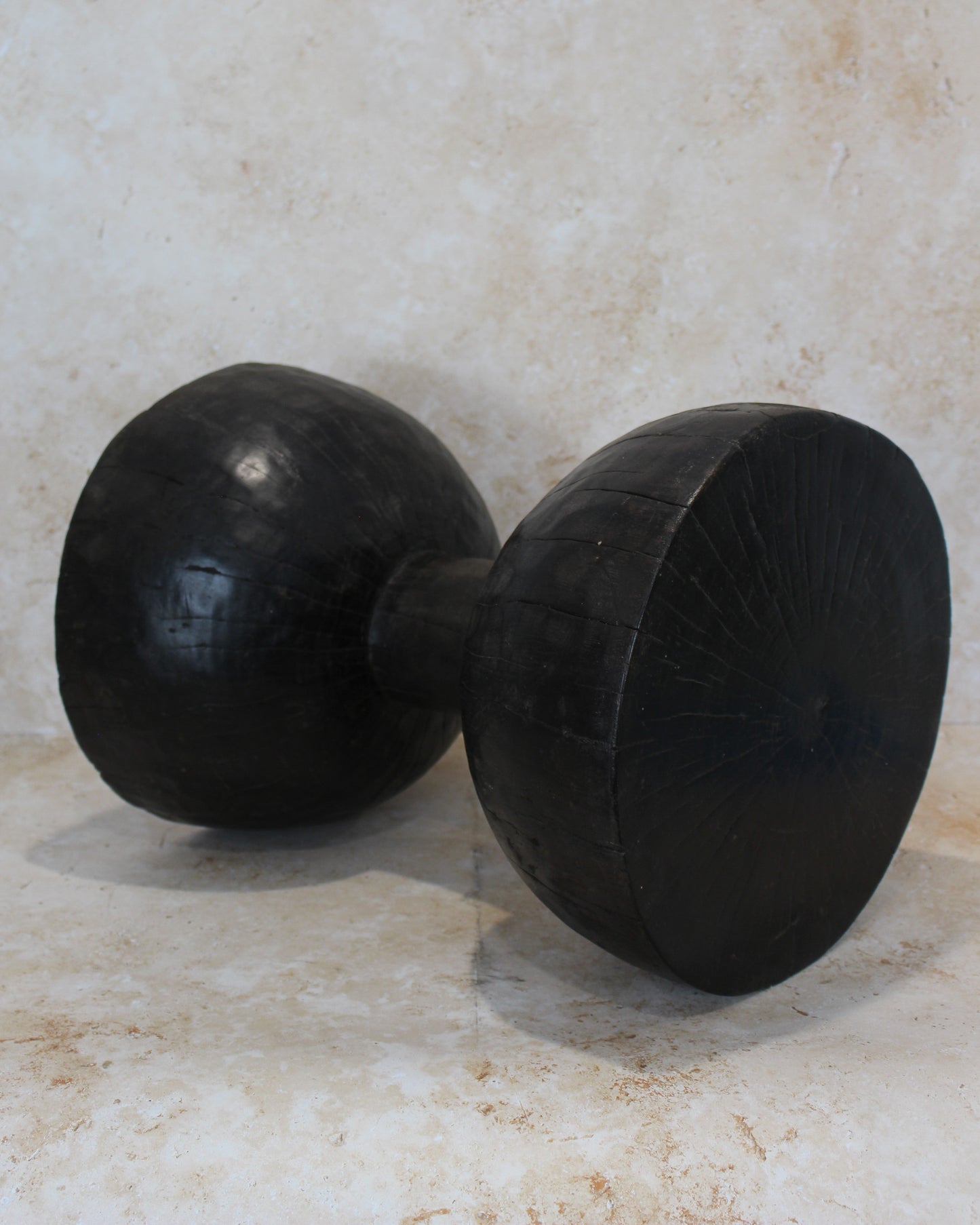 Tapered Wood Side Table - Cameroon - 93.3