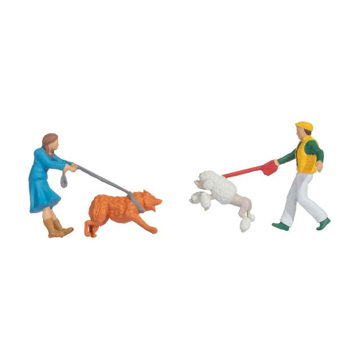 Dog Encounter Funny Scene Terrarium Figure 16602