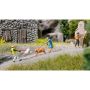 Dog Encounter Funny Scene Terrarium Figure 16602