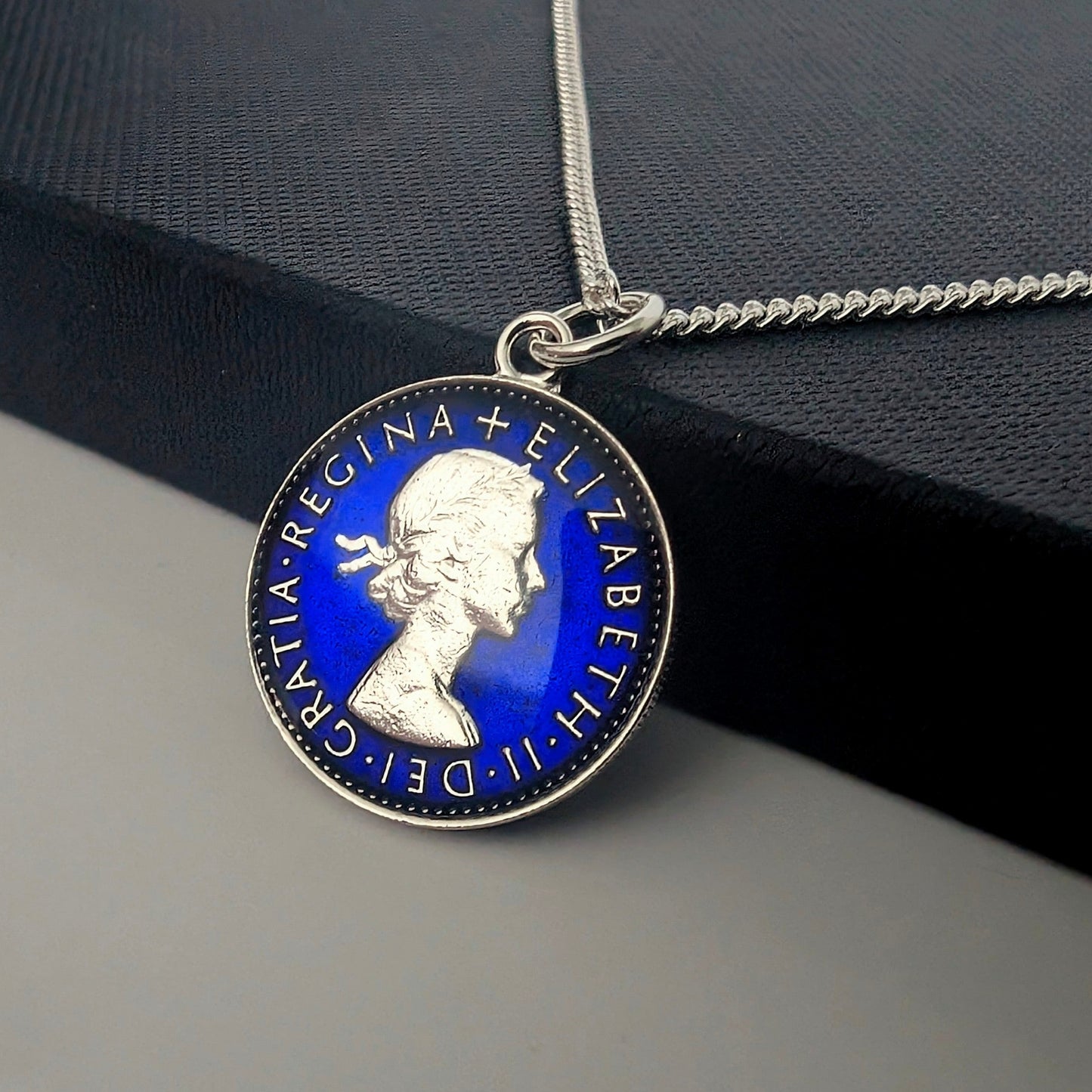 Sixpence (1953-1967) - Enamelled Coin Necklace