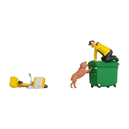 Beware of the Dog Funny Scene Terrarium Figure 16610