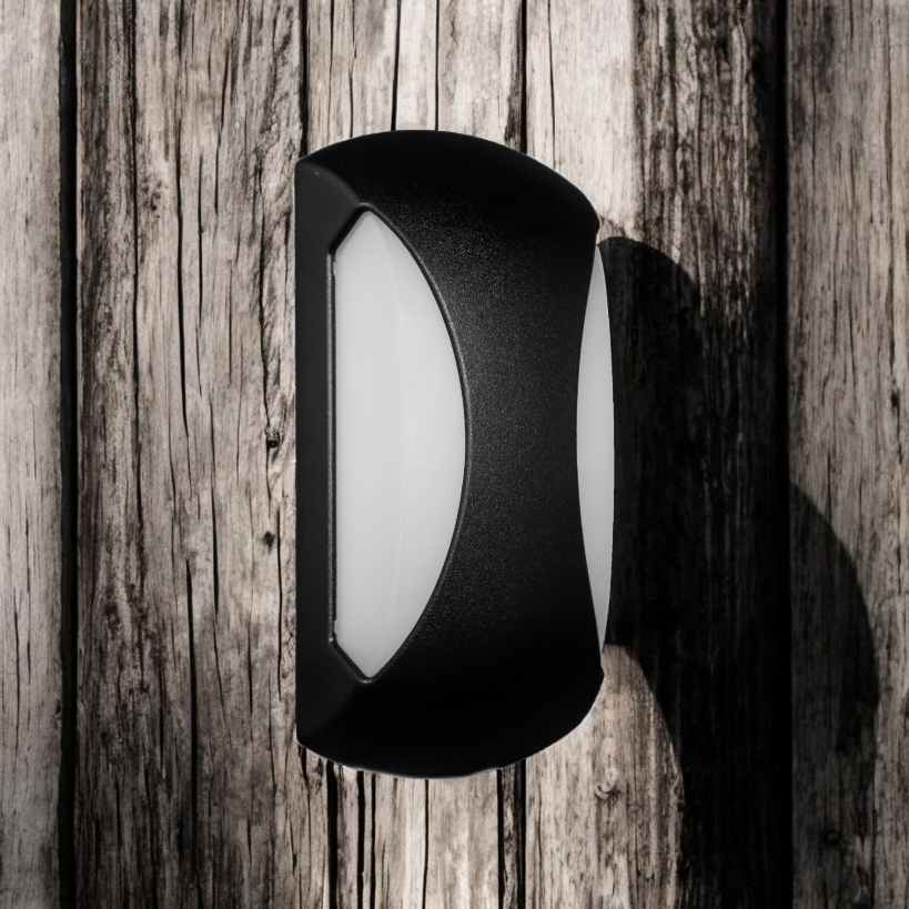 Black Outdoor Wall Security Driveway Porch Light