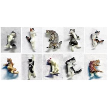 Ninja Cats (10) Terrarium Figure Set 6-605
