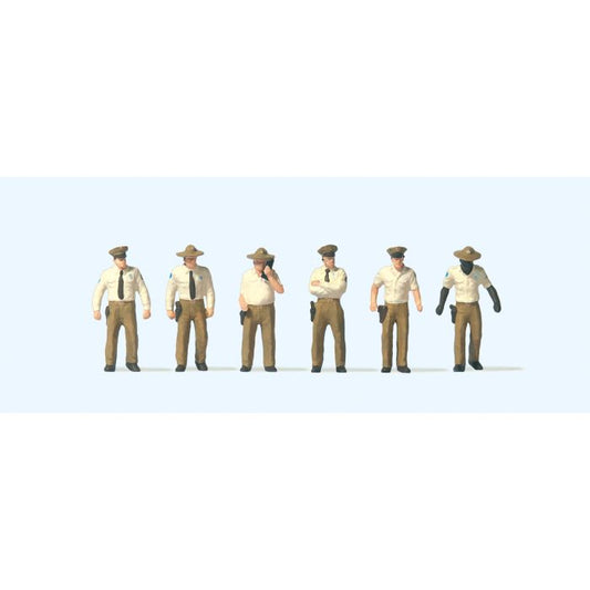 US Sheriff Deputies (6) Terrarium Figures 10796