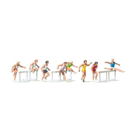 Woman Running Hurdles (8) Terrarium Figures - 0212486