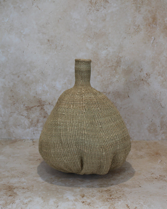 Garlic Gourd woven basket - Zimbabwe - 126.7