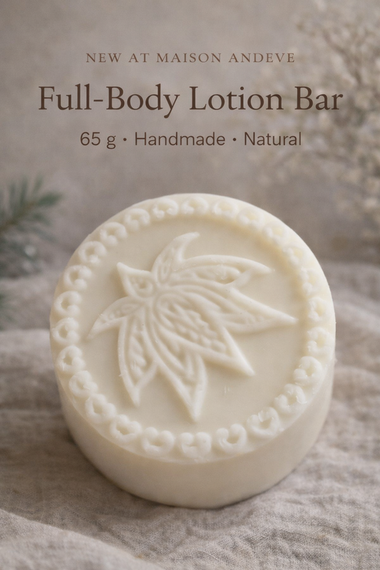 🌿 Maison Andeve|Daily Nourish Body Bar 65g |Calm Bloom Natural Solid Moisturiser